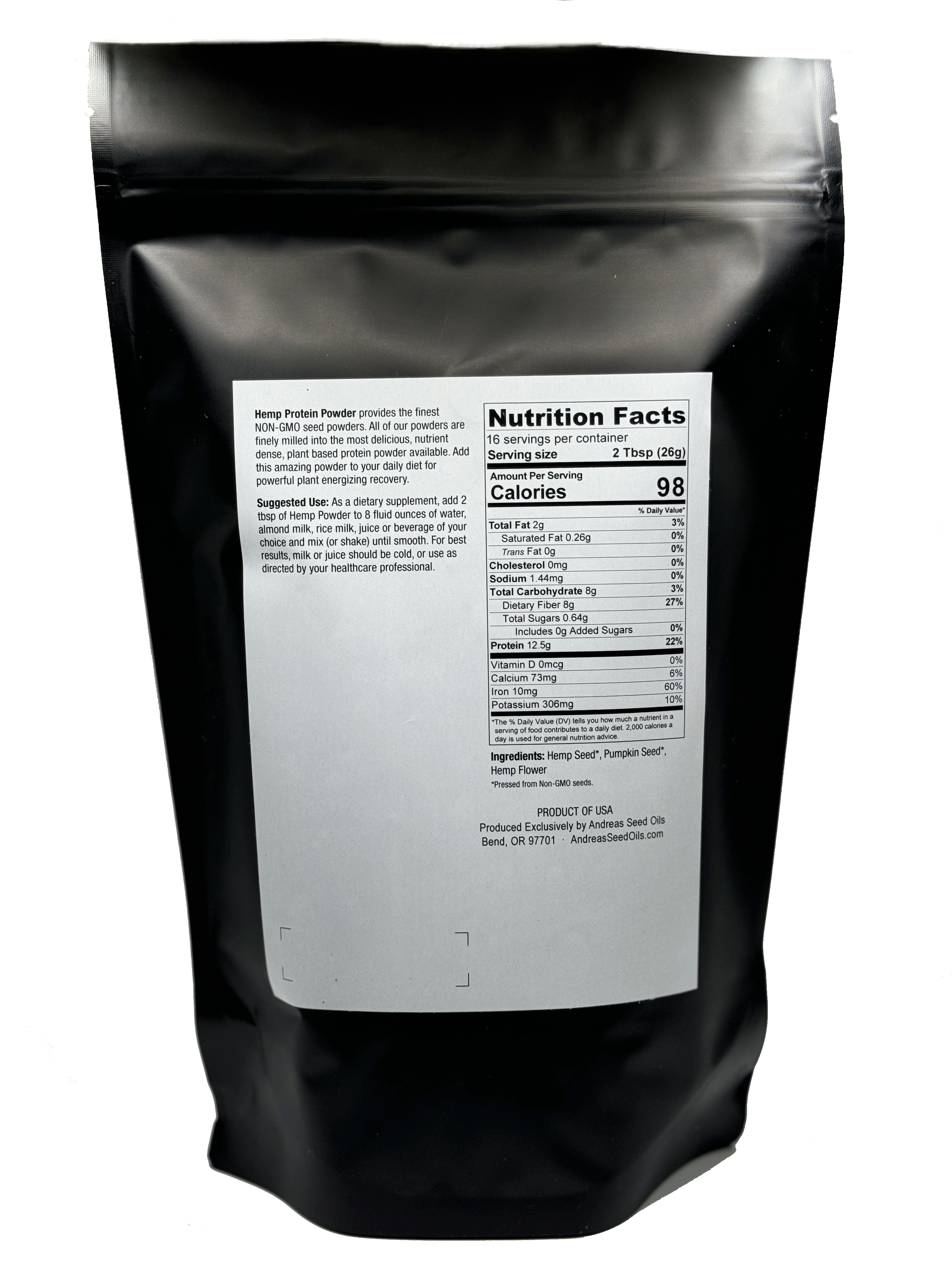Woosah Hemp Protein Powder 500mg