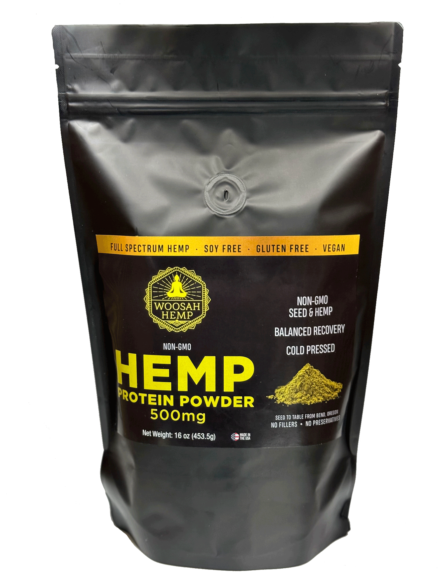 Woosah Hemp Protein Powder 500mg