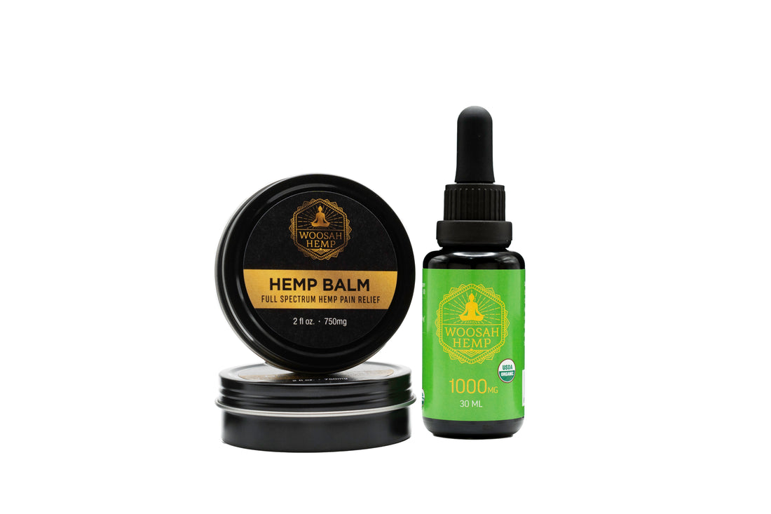 Woosah CBD Hemp Oil Plus Hemp Balm